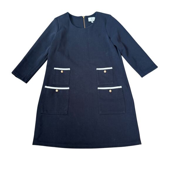 Tuckernuck Francoise Mod Black Mini Dress - Picture 2 of 9